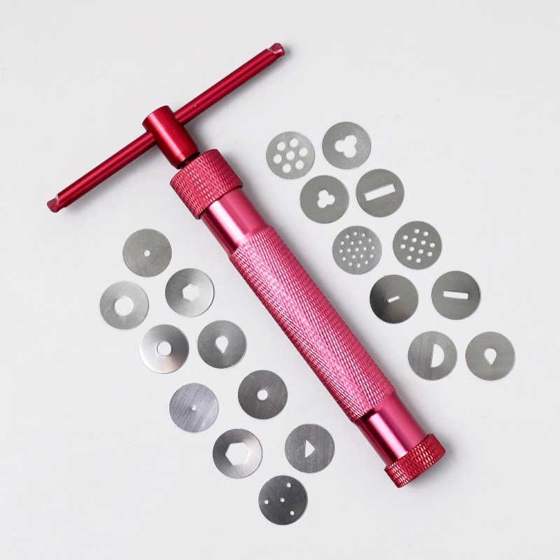 Craftify Rotary Clay Sculpting Gun W/ 20 Tips Sugar Paste & Fondant Extruder,  Squeezer, Mold Tool For Cake Art & Crafts! From Doorkitch, $6.4